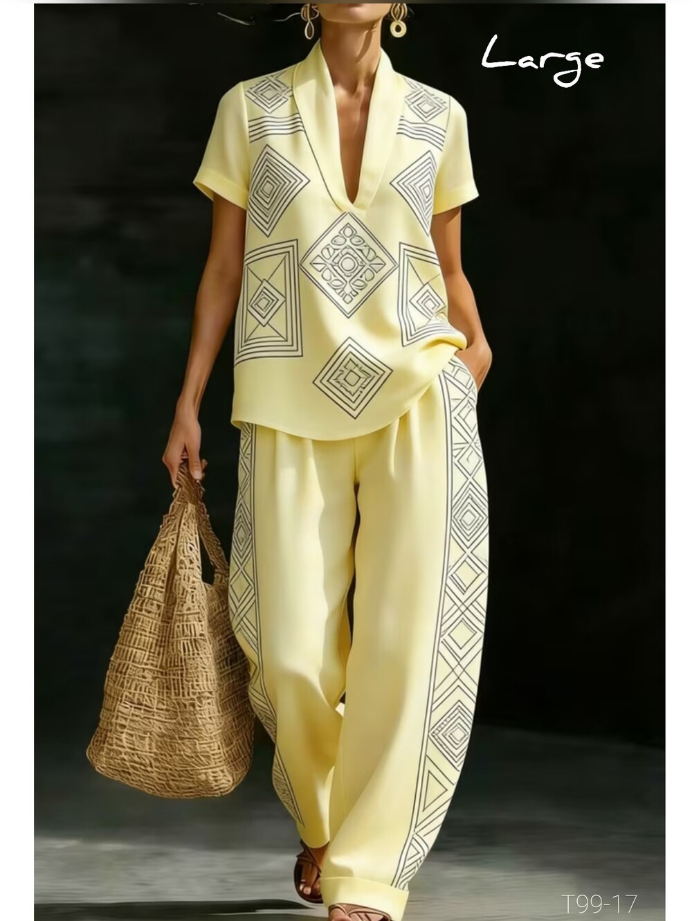 Key West style lounge, vacation set, Yellow, L. ***other styles can be ordered**